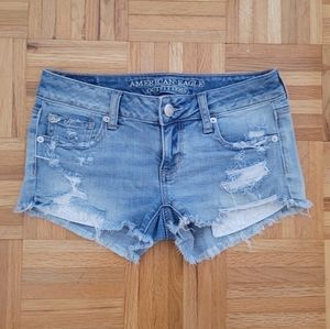AE Denim Cut-Off Shorts